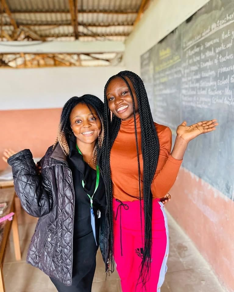 STEM ambassadors with students during a Giiyo Tech activity