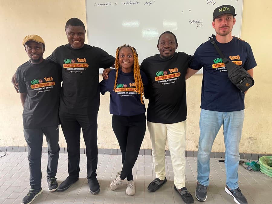 The Giiyo Tech team and founder at the Innovation Summit